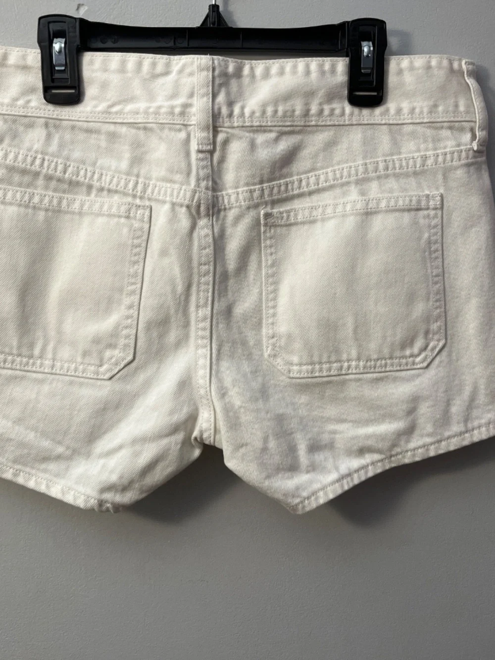 The Diva Old Navy white denim shorts